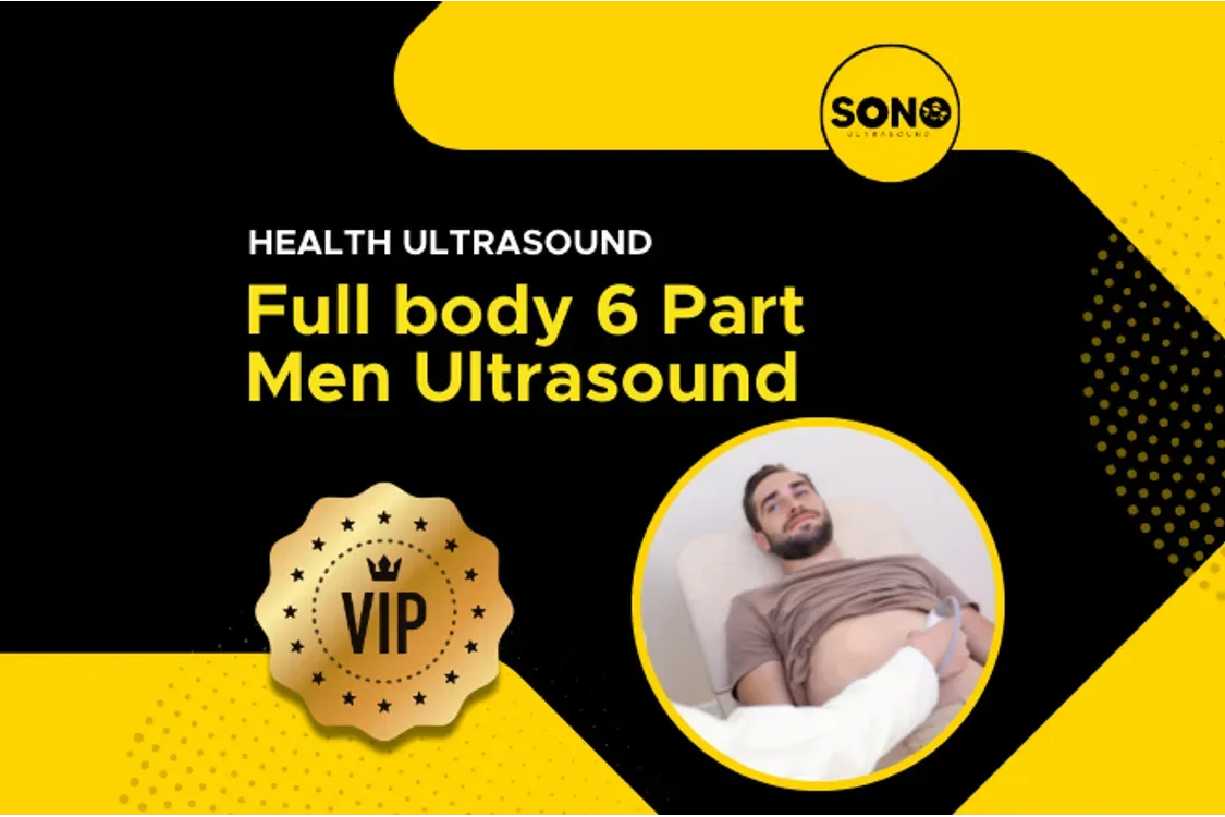 VIP Full Body 6 Part Ultrasound (Men)